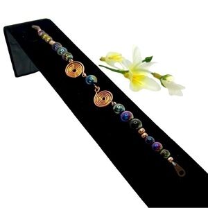 Handmade Wrapped Copper Bracelet